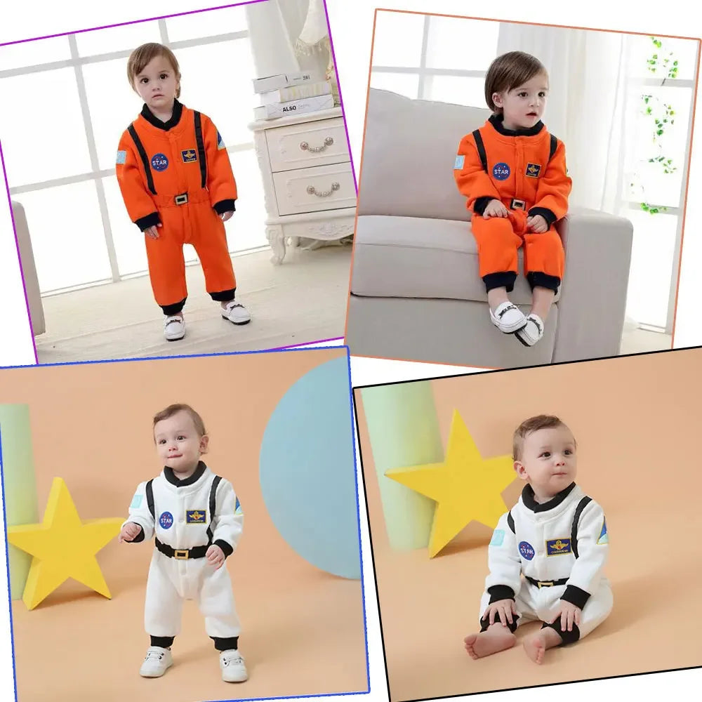 Umorden Baby Boys Astronaut Costume Space Suit Toddler Infant 6-12M 1-2T 2-4T Halloween Christmas New Year Fancy Dress